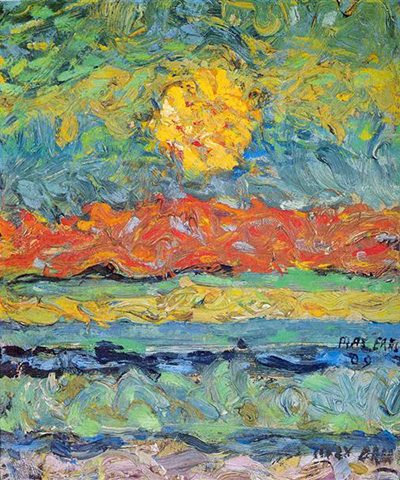 Landscape with Sun Max Ernst